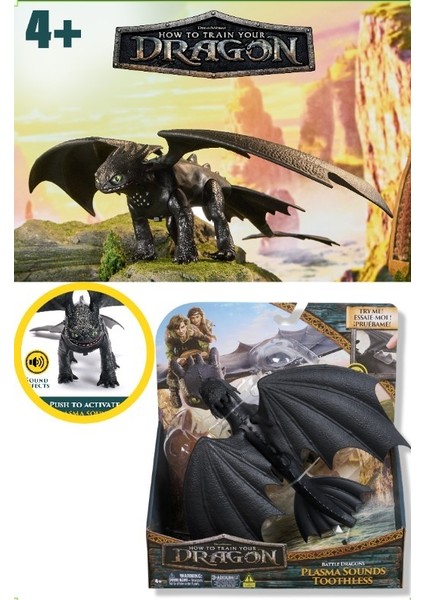 Ejderhanı Nasıl Eğitirsin Sesli Ejderha Plasma Sounds Toothless