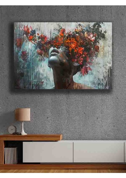 Çerçevesiz Kendinden Yapışkanlı Tablo Görünümlü Duvar Posteri Çerçevesiz Çıtasız