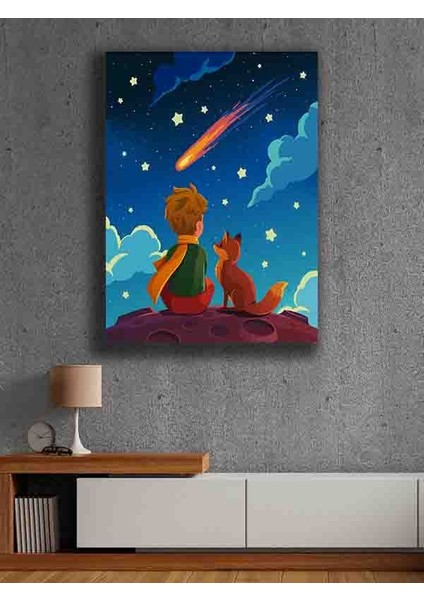 Çerçevesiz Kendinden Yapışkanlı Tablo Görünümlü Duvar Posteri Çerçevesiz Çıtasız