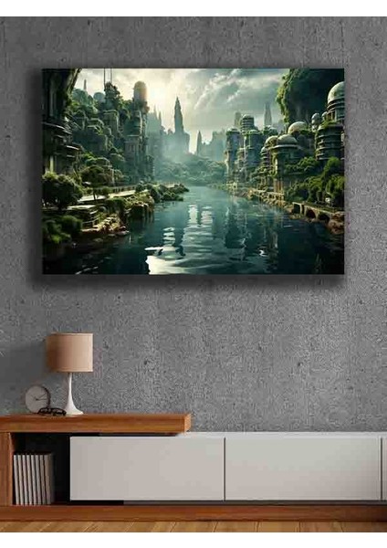 Çerçevesiz Kendinden Yapışkanlı Tablo Görünümlü Duvar Posteri Çerçevesiz Çıtasız