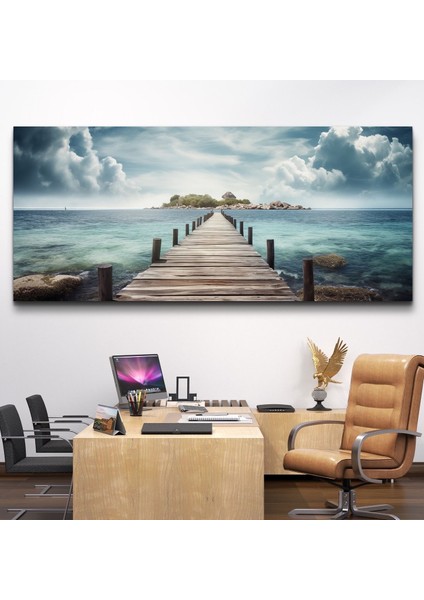 Çerçevesiz Kendinden Yapışkanlı Tablo Görünümlü Duvar Posteri Çerçevesiz Çıtasız