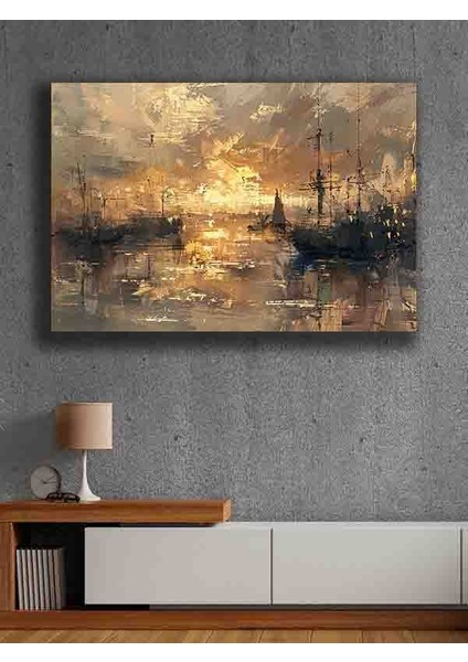 Çerçevesiz Kendinden Yapışkanlı Tablo Görünümlü Duvar Posteri Çerçevesiz Çıtasız