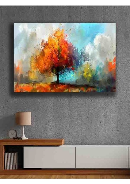 Çerçevesiz Kendinden Yapışkanlı Tablo Görünümlü Duvar Posteri Çerçevesiz Çıtasız