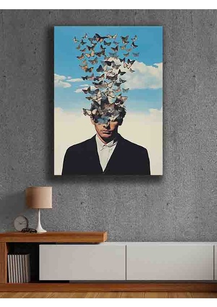 Çerçevesiz Kendinden Yapışkanlı Tablo Görünümlü Duvar Posteri Çerçevesiz Çıtasız