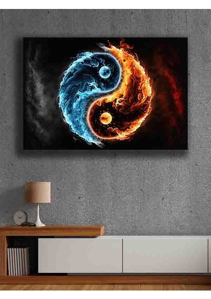 Çerçevesiz Kendinden Yapışkanlı Tablo Görünümlü Duvar Posteri Çerçevesiz Çıtasız