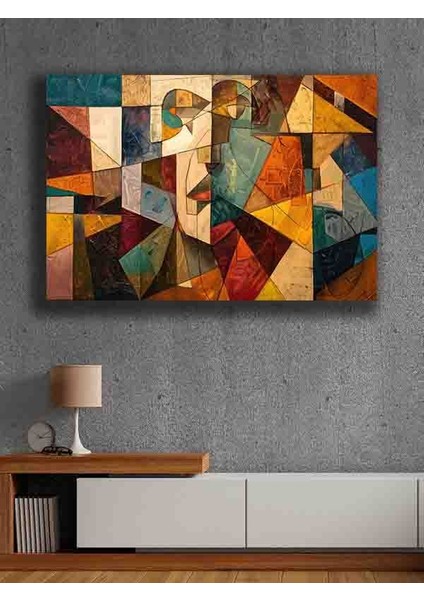 Çerçevesiz Kendinden Yapışkanlı Tablo Görünümlü Duvar Posteri Çerçevesiz Çıtasız