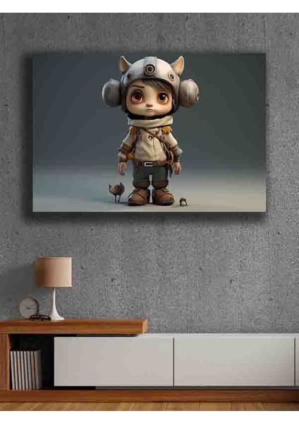 Çerçevesiz Kendinden Yapışkanlı Tablo Görünümlü Duvar Posteri Çerçevesiz Çıtasız