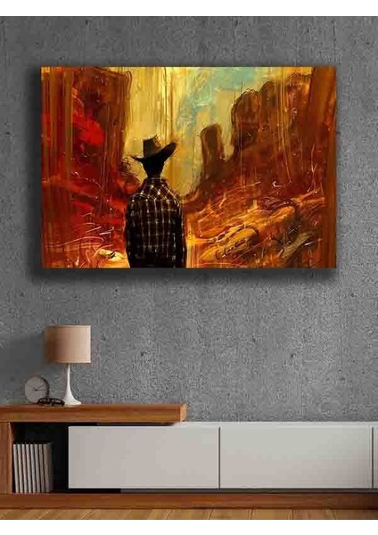 Çerçevesiz Kendinden Yapışkanlı Tablo Görünümlü Duvar Posteri Çerçevesiz Çıtasız