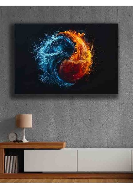 Çerçevesiz Kendinden Yapışkanlı Tablo Görünümlü Duvar Posteri Çerçevesiz Çıtasız