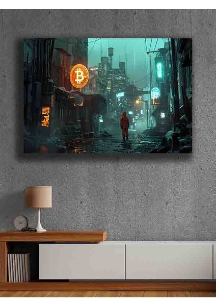 Çerçevesiz Kendinden Yapışkanlı Tablo Görünümlü Duvar Posteri Çerçevesiz Çıtasız