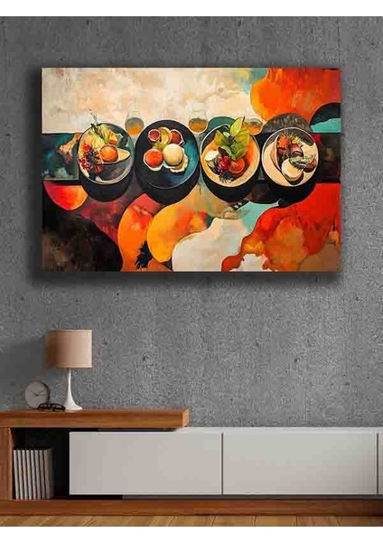 Çerçevesiz Kendinden Yapışkanlı Tablo Görünümlü Duvar Posteri Çerçevesiz Çıtasız