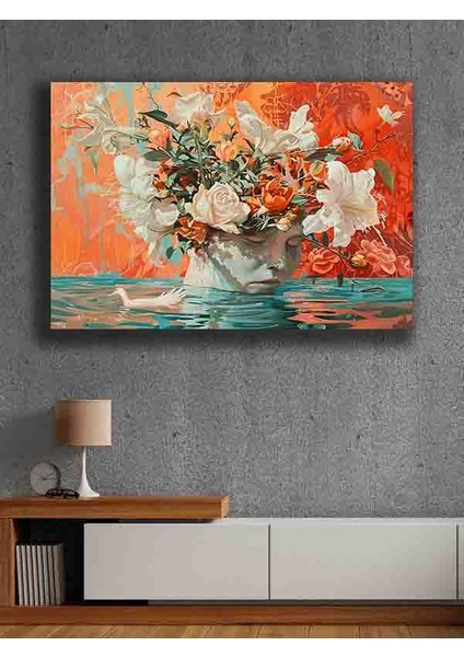 Çerçevesiz Kendinden Yapışkanlı Tablo Görünümlü Duvar Posteri Çerçevesiz Çıtasız