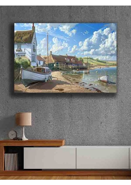 Çerçevesiz Kendinden Yapışkanlı Tablo Görünümlü Duvar Posteri Çerçevesiz Çıtasız