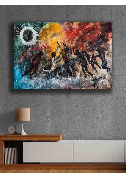 Çerçevesiz Kendinden Yapışkanlı Tablo Görünümlü Duvar Posteri Çerçevesiz Çıtasız