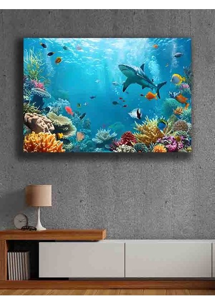 Çerçevesiz Kendinden Yapışkanlı Tablo Görünümlü Duvar Posteri Çerçevesiz Çıtasız