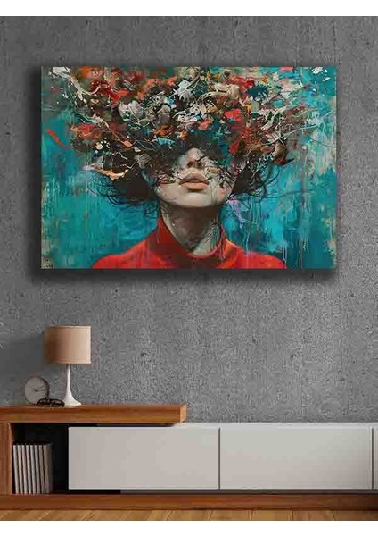 Çerçevesiz Kendinden Yapışkanlı Tablo Görünümlü Duvar Posteri Çerçevesiz Çıtasız