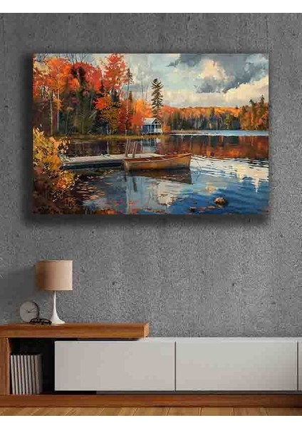 Çerçevesiz Kendinden Yapışkanlı Tablo Görünümlü Duvar Posteri Çerçevesiz Çıtasız