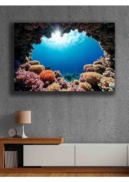 Çerçevesiz Kendinden Yapışkanlı Tablo Görünümlü Duvar Posteri Çerçevesiz Çıtasız