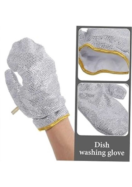 Çok Amaçlı Telli Bulaşık Eldiveni, Su Geçirmez, Kir Pas Temizliği, 1 Adet modelleri