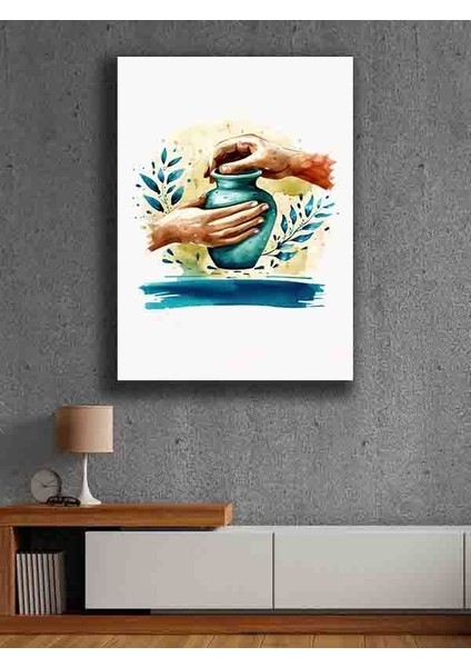 Çerçevesiz Kendinden Yapışkanlı Tablo Görünümlü Duvar Posteri Çerçevesiz Çıtasız