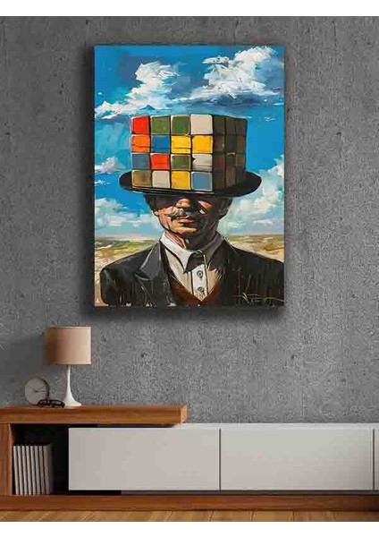 Çerçevesiz Kendinden Yapışkanlı Tablo Görünümlü Duvar Posteri Çerçevesiz Çıtasız