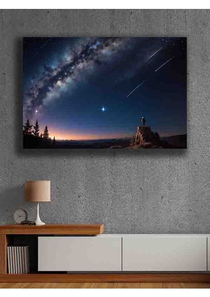 Çerçevesiz Kendinden Yapışkanlı Tablo Görünümlü Duvar Posteri Çerçevesiz Çıtasız