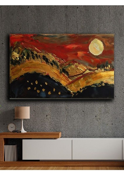 Çerçevesiz Kendinden Yapışkanlı Tablo Görünümlü Duvar Posteri Çerçevesiz Çıtasız