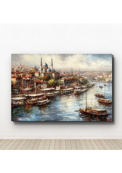 Çerçevesiz Kendinden Yapışkanlı Tablo Görünümlü Duvar Posteri Çerçevesiz Çıtasız