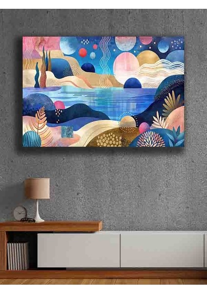 Çerçevesiz Kendinden Yapışkanlı Tablo Görünümlü Duvar Posteri Çerçevesiz Çıtasız