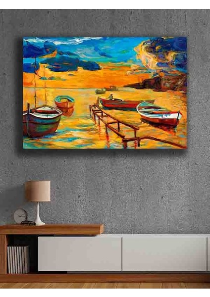 Çerçevesiz Kendinden Yapışkanlı Tablo Görünümlü Duvar Posteri Çerçevesiz Çıtasız