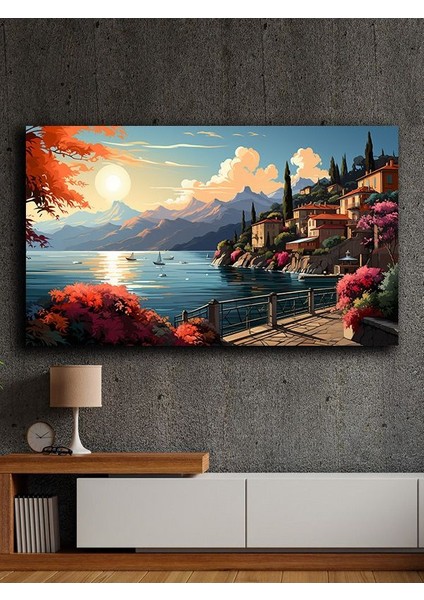 Çerçevesiz Kendinden Yapışkanlı Tablo Görünümlü Duvar Posteri Çerçevesiz Çıtasız