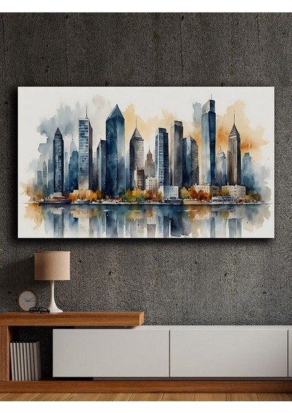 Çerçevesiz Kendinden Yapışkanlı Tablo Görünümlü Duvar Posteri Çerçevesiz Çıtasız