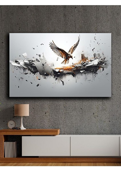 Çerçevesiz Kendinden Yapışkanlı Tablo Görünümlü Duvar Posteri Çerçevesiz Çıtasız