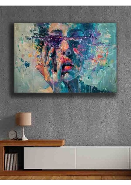 Çerçevesiz Kendinden Yapışkanlı Tablo Görünümlü Duvar Posteri Çerçevesiz Çıtasız