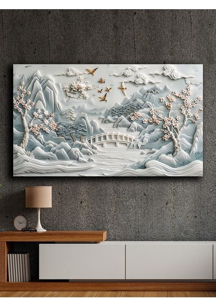 Çerçevesiz Kendinden Yapışkanlı Tablo Görünümlü Duvar Posteri Çerçevesiz Çıtasız