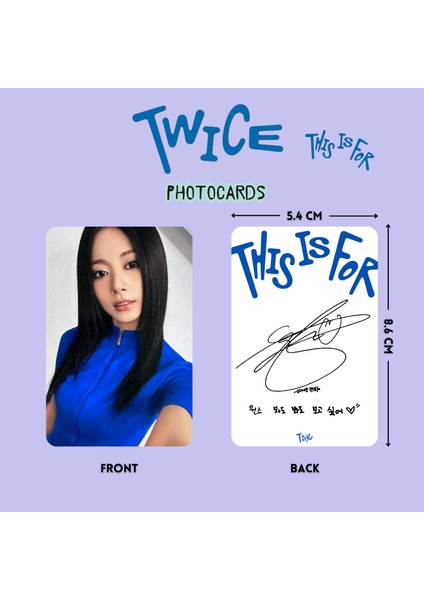 Twıce Tzuyu '' This Is For '' Photocards Set fiyatları