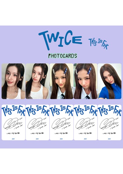 Twıce Sana '' This Is For '' Photocards Set