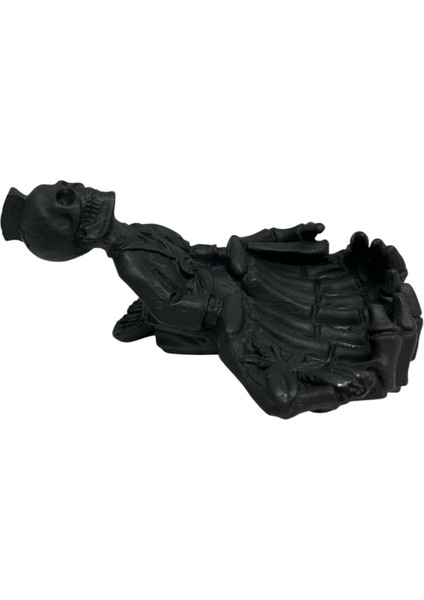 Dekoratif Siyah Iskelet Tasarımlı Küllük | Gotik Tarz Sigara Küllüğü fiyatları