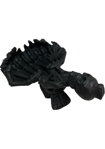 Dekoratif Siyah Iskelet Tasarımlı Küllük | Gotik Tarz Sigara Küllüğü modelleri