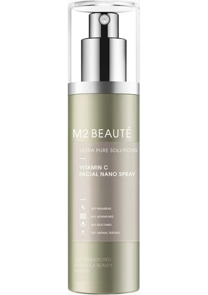 M2 Beauté Ultra Pure Solutions C Vitamini Yüz Nano Spreyi, Alkolsüz ve Parabensiz fiyatları