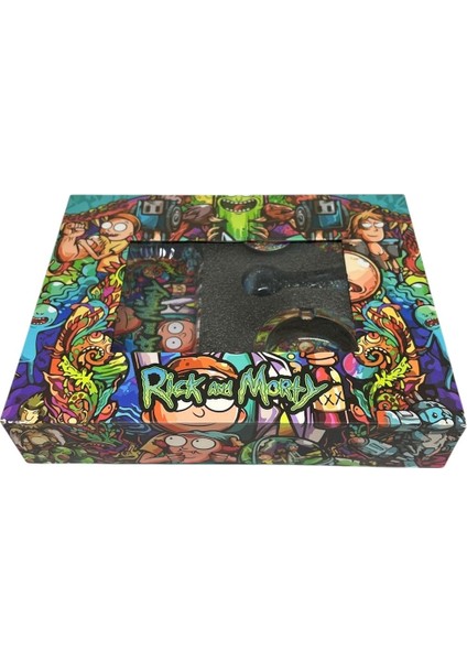 Yeni Rick And Morty Premium 5 Parça Duman Smoking Set