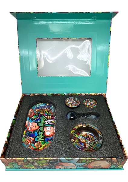 Yeni Rick And Morty Premium 5 Parça Duman Smoking Set fiyatları