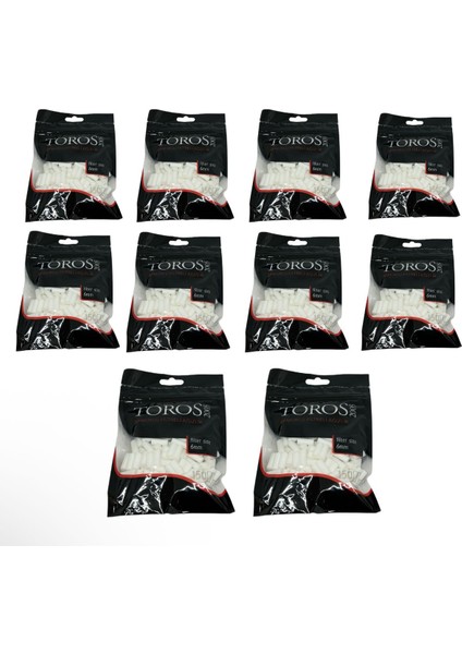 Toros 10 Poşet 6.0mm Pamuklu Poşet Filtre (10X150)