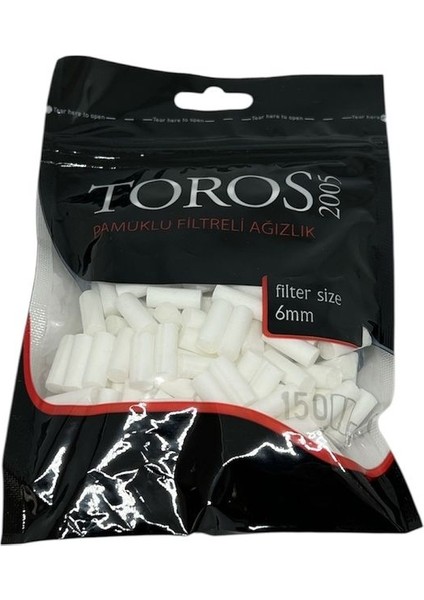 Toros 10 Poşet 6.0mm Pamuklu Poşet Filtre (10X150) fiyatları