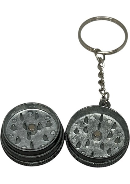 1 Adet Siyah Renk Bulldog Amsterdam 25MM Anahtarlık Şeklinde Metal Öğütücü Grinder fiyatları