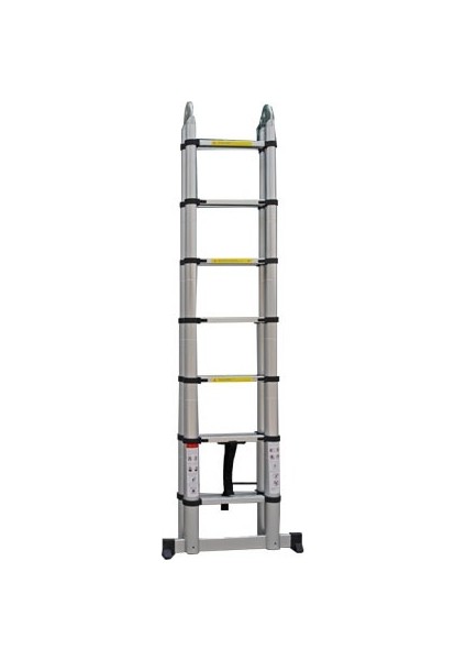 310 cm +310 cm -10+10 Basamaklı Alümınyum Teleskopik Merdiven - A Tipi Uzayan Merdiven fırsatları