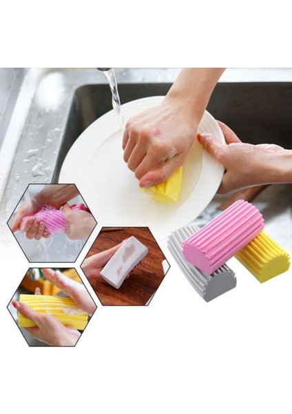 2'li Çok Fonksiyonlu Ev ve Araç Temizlik Süngeri Seti