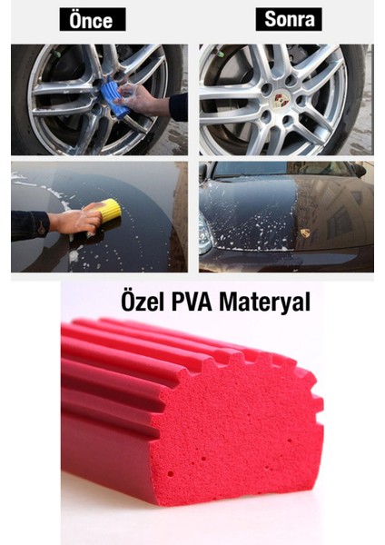 2'li Çok Fonksiyonlu Ev ve Araç Temizlik Süngeri Seti fırsatları