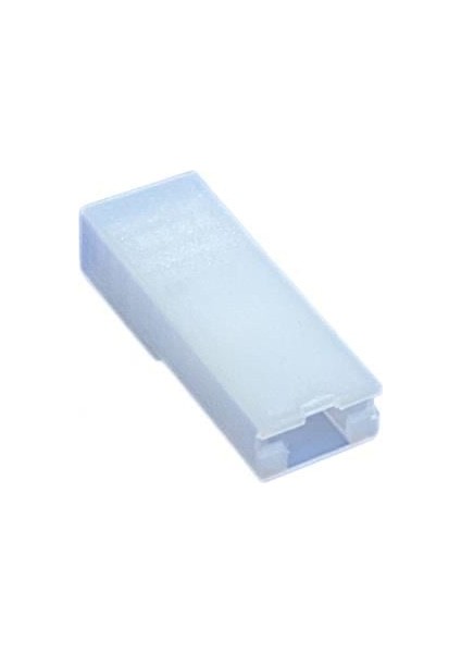 Tekli Konnektor Kilitlemeli (Fiş Kılıfı) Standart 6.3 mm (Beyaz)