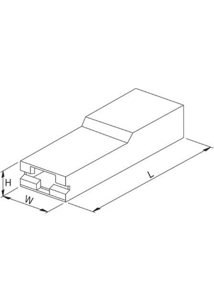 Tekli Konnektor Kilitlemeli (Fiş Kılıfı) Standart 6.3 mm (Beyaz) modelleri